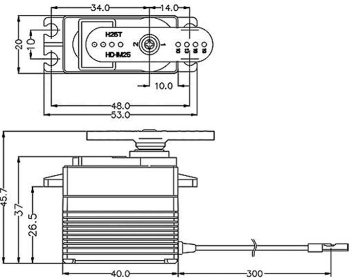 Immagine prodotto Hitec Servo standard D954SW Digital-