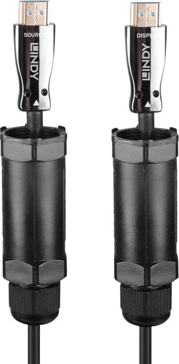 Productafbeelding Lindy 10 m gepantserde glasvezel hybride HDMI 8K60 kabel (10 m, HDMI)