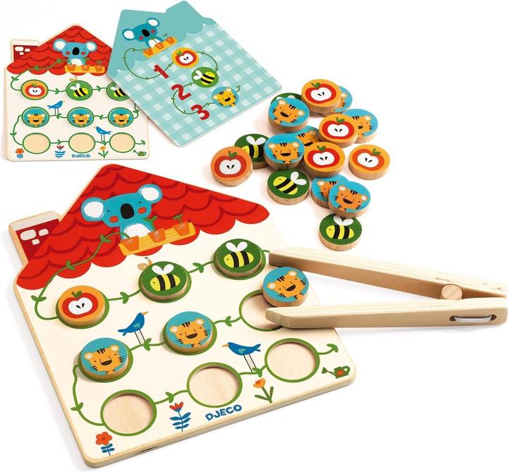Actual product image Djeco Pinstou (French, German, Italian)