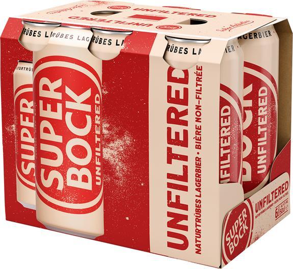 Actual product image Super Bock Unfiltered (6 x 50 cl)