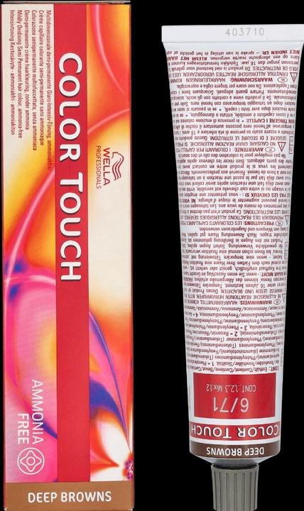Actual product image Wella Color Touch Deep Browns (6/71 dark blond brown-ash)