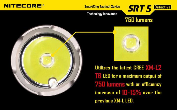 Produktbild Nitecore Srt5 (136 cm, 750 lm)