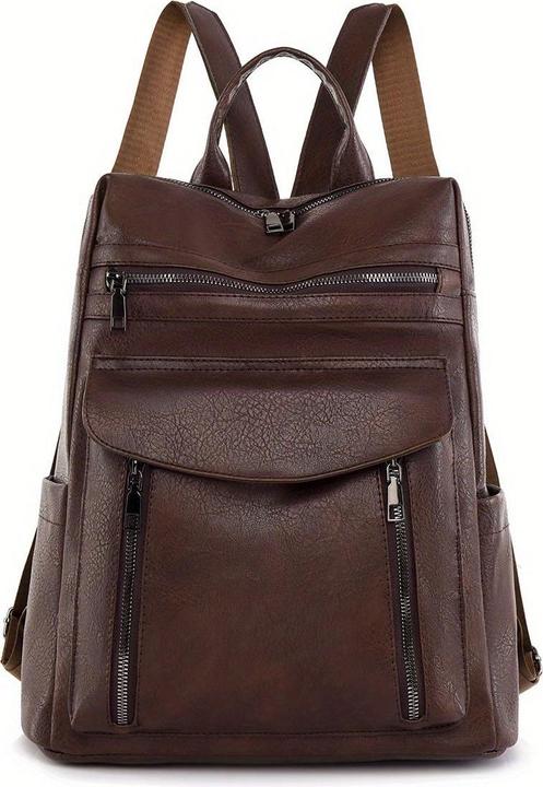 Produktbild Only-Bags.Store Casual Multifunktions-Frauen-Rucksack, All-Match-Reissverschluss Lagerung täglichen Rucksack