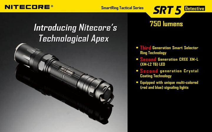 Produktbild Nitecore Srt5 (136 cm, 750 lm)