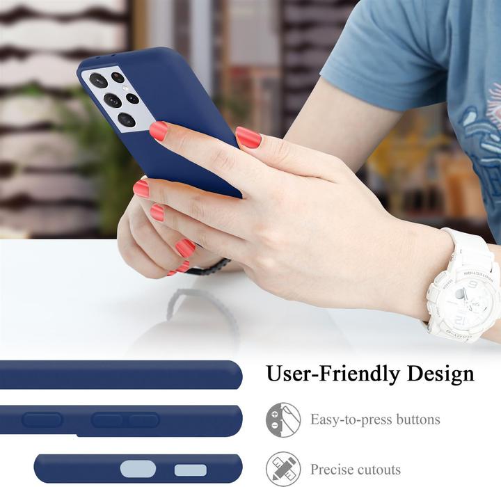 Immagine prodotto Cadorabo Copertura della cassa del silicone liquido TPU (Samsung Galaxy S21 Ultra)