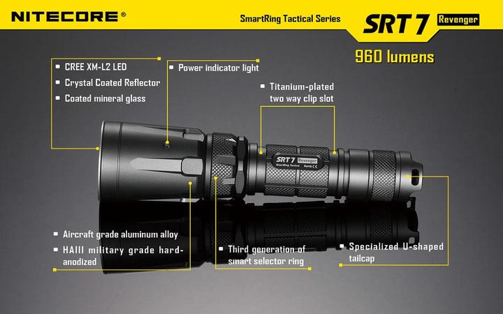 Produktbild Nitecore Srt7 (15.80 cm, 960 lm)