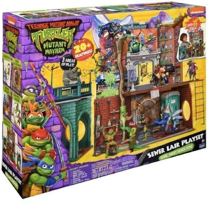 Actual product image Boti Ninja Turtles : Teenage Years playset Quartier général