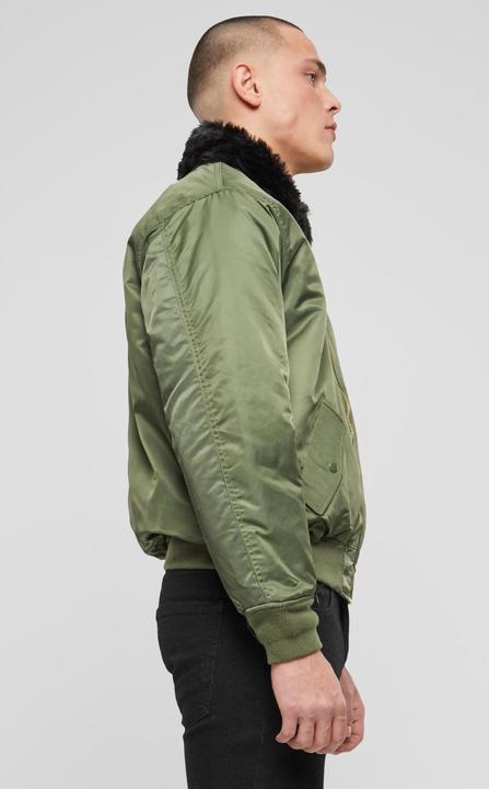 Actual product image Brandit MA2 Fur Collar outdoor jacket size L colour olive (L)