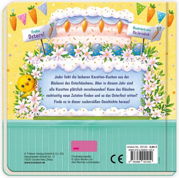 Produktbild Pappenbuch Die Osterbäckerei (Deutsch, Trötsch Verlag GmbH & Co. KG, 2023)