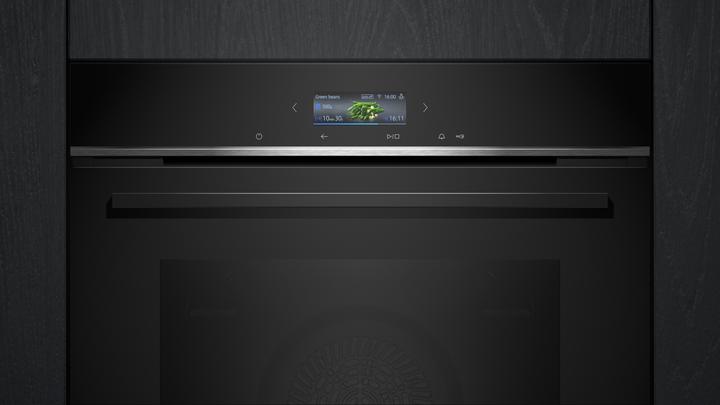 Image du produit Siemens iQ700, Four encastrable, 60 x 60 cm, noir, inox, HB734GBB1