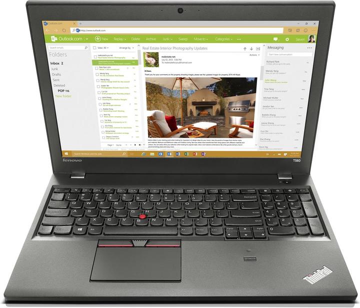 Produktbild Lenovo ThinkPad T560 (15.60", Intel Core i7-6600U, 8 GB, 256 GB, CH)