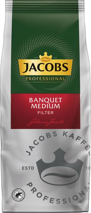 Jacobs Gemahlener Kaffee Banquet Medium 1 kg (Mittlere Röstung, 1000 g)