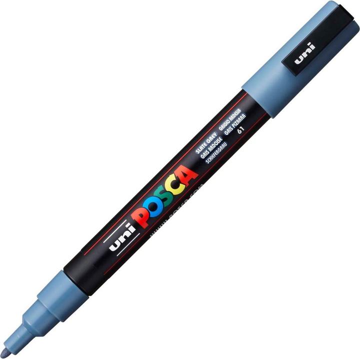 Actual product image Posca Marker PC-3M round tip (Grey, 1.30 mm, 1 x)