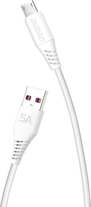 Actual product image Dudao USB to Micro USB Cable L2M 5A, 2m (White) (2 m, USB 3.2 Gen 1)