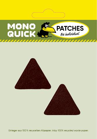 Actual product image Mono Quick Dreiecke Leder (2 x)
