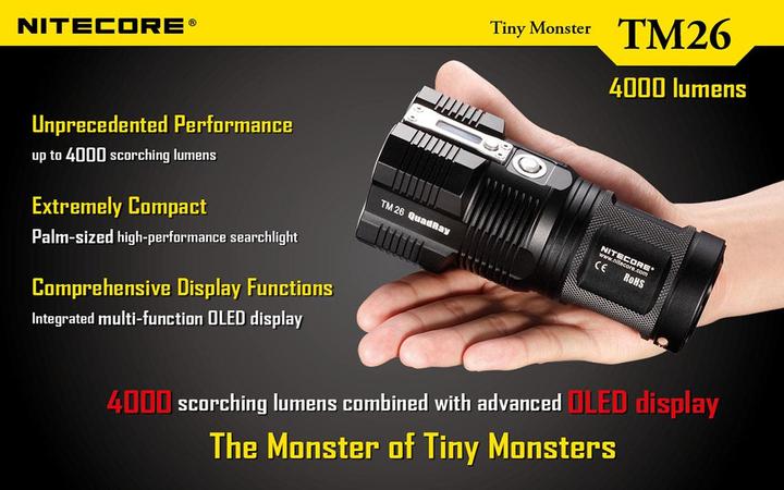 Image du produit Nitecore TM26 QuadRay (14.20 cm, 4000 lm)