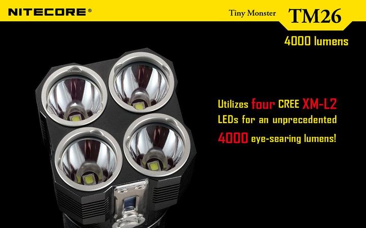 Image du produit Nitecore TM26 QuadRay (14.20 cm, 4000 lm)