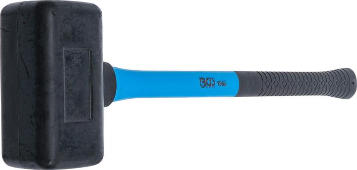 Actual product image BGS Dead Blow Hammer Fibreglas Shaft Soft Head Ø 70 mm 2100 g (2032 g)