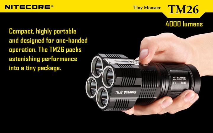 Image du produit Nitecore TM26 QuadRay (14.20 cm, 4000 lm)