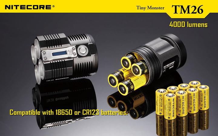 Image du produit Nitecore TM26 QuadRay (14.20 cm, 4000 lm)
