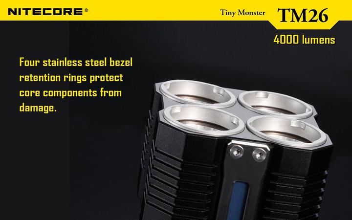 Image du produit Nitecore TM26 QuadRay (14.20 cm, 4000 lm)