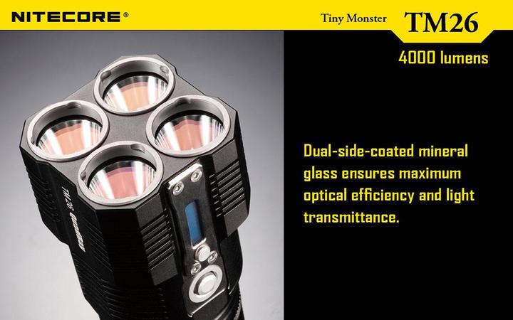 Image du produit Nitecore TM26 QuadRay (14.20 cm, 4000 lm)