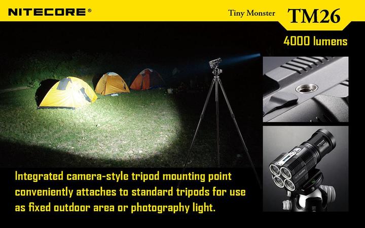 Image du produit Nitecore TM26 QuadRay (14.20 cm, 4000 lm)