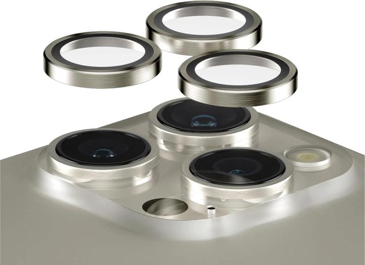 Immagine prodotto PanzerGlass Protezione dell'obiettivo della fotocamera Hoops (1 Pezzo/i, Apple iPhone 15 Pro, Apple iPhone 15 Pro Max)