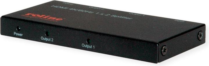 Produktbild Roline HDMI Video-Splitter 2fach UltraSlim 4K60Hz