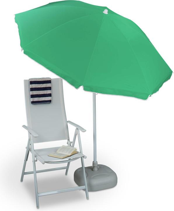 Actual product image Relaxdays 180 cm Garden Parasol (1.80 m)