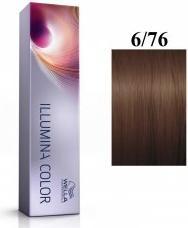 Actual product image Wella Vopsea permanenta Illumina Colour 6/76, Blond Inchis Maro Violet, 60ml (Blond Inchis Maro Violet, 6/76)