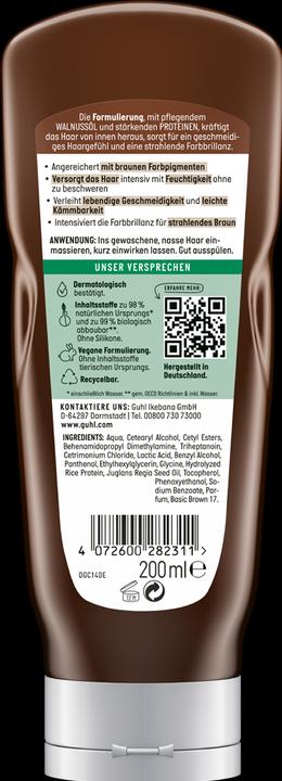 Immagine prodotto Guhl - BRAUN FASZINATION Balsamo Lucentezza Colore (200 ml)