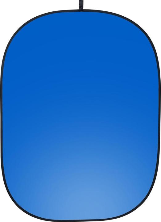 Immagine prodotto Walimex 2in1 fondo pieghevole grigio/blu, 180x210cm (180 cm, 180 cm)