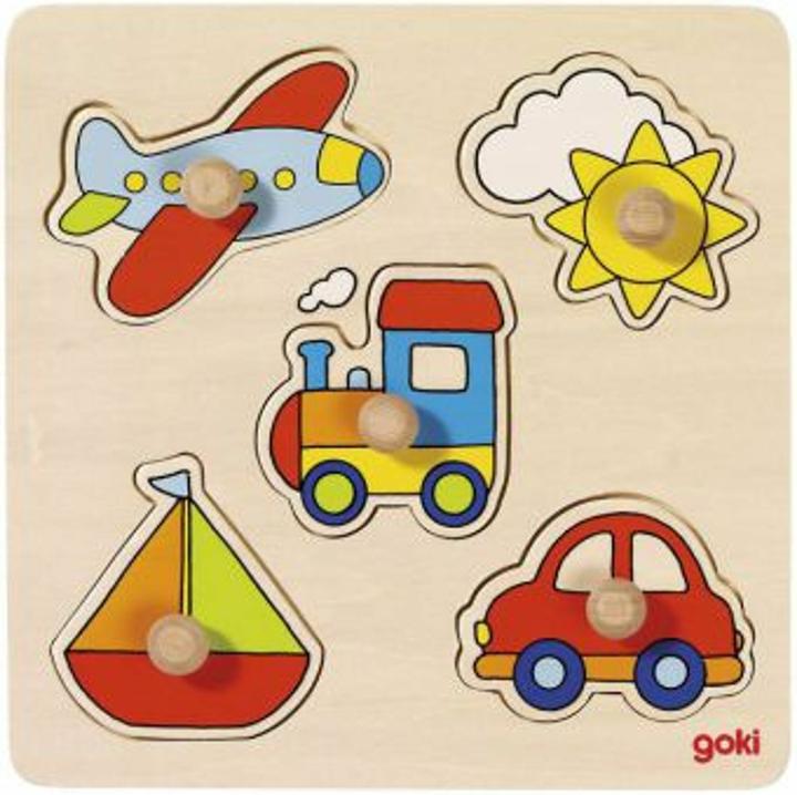 Actual product image Goki 57547 Shape puzzle 5 piece(s) (5 pieces)