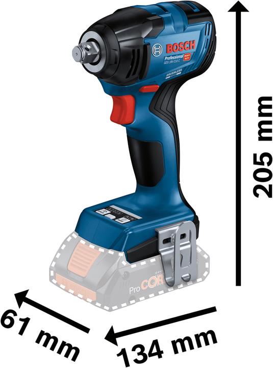 Image du produit Bosch Professional GDS 18V-210 C (Fonctionnement sur batterie)