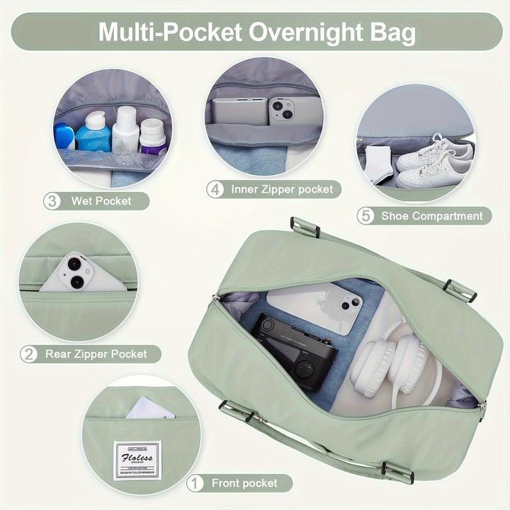 Produktbild Only-Bags.Store 3pcs Reisen mit einem grossen Carry-on Tasche, eine Sport-Tasche, und eine wasserdichte Gepäck