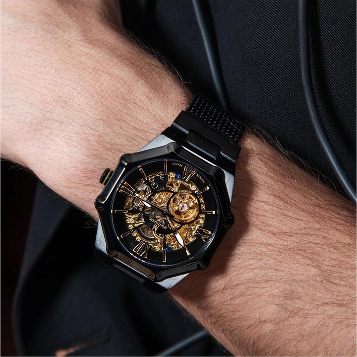 Image du produit Montignac Montre Octagon Automatique (Montre squelette, 44 mm)