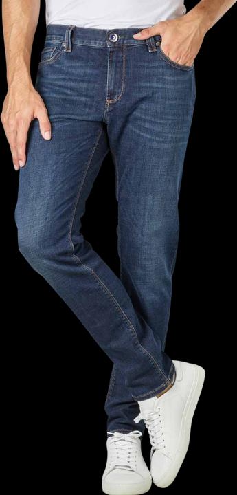 Alberto Overdyed Slim Jeans Blue