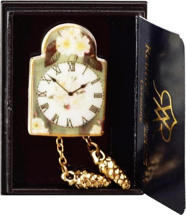 Produktbild Reutter 001.403/5 - Wanduhr "Englische Rose", Miniatur
