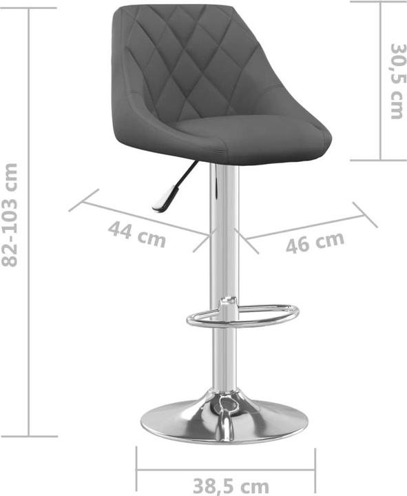 Actual product image VidaXL Bar stool