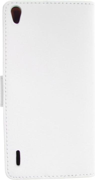 Produktbild OEM Slim Leather Book Case for Huawei P7 - white 4250710553990 (Huawei Ascend P7)