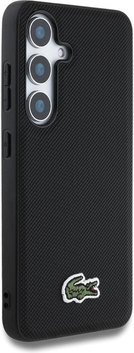Image du produit Lacoste Case Iconic Petit Pique Woven Logo MagSafe to Samsung Galaxy S25 Plus black (Samsung Galaxy S25+)