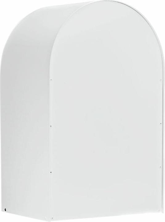 Produktbild Burg Wächter Briefkasten Stahl verzinkt BxHxT 475/300/222 mm Nordic 680 weiss mit Öffnungsstopp