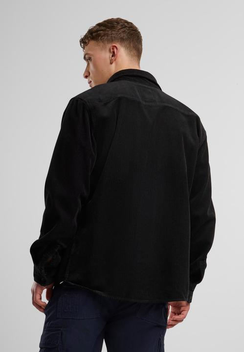 Actual product image Brandit Corduroy Classic long sleeve shirt size 7XL colour black (7XL)