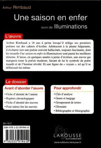 Image du produit Une saison en enfer, suivi de Illuminations (Français, Rimbaud Arthur, 2016)
