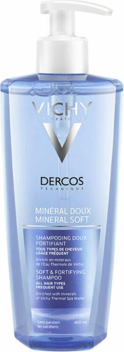 Image du produit Vichy Dercos Shampooing Minéral Doux Et Fortifiant (400 ml, Shampoing liquide)