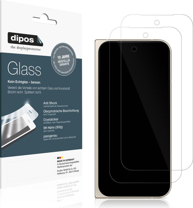 Produktbild Dipos Anti-Shock Displayschutz 9H (1 Stück, Google Pixel 9 Pro Fold)