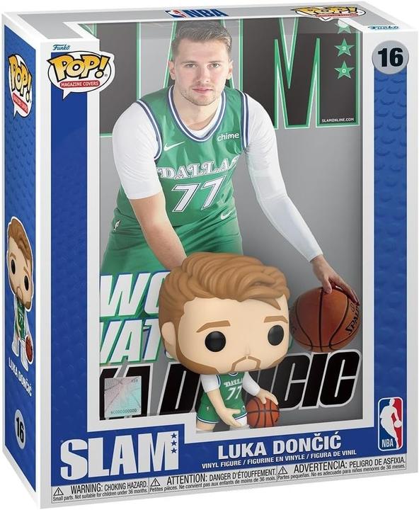 Immagine prodotto Funko Copertina NBA POP! Figurina in vinile di Luka Doncic (rivista SLAM) 9 cm