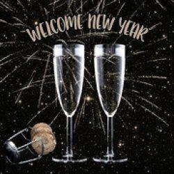 Produktbild Papstar Happy New Year Happy New Year 30 St. (30 x, 33 x 33 cm)