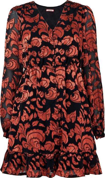 Actual product image Joe Browns Burnt Floral V-Neck Tunic (40)